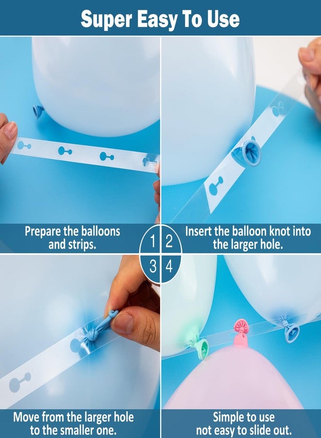 KICNIC Balloon Arch Strip, 49ft Balloon Tape and 300 Glue Point Dots, Balloons Arch Kit for Garland, Party, Birthday, Baby Shower, Graduation, Graduation Decorations - Image 3